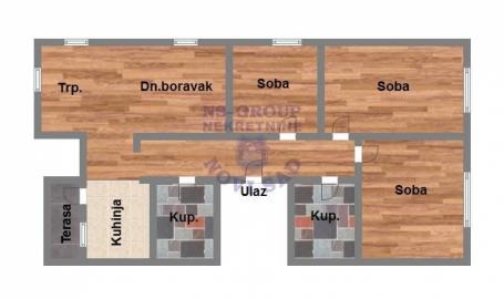Cetvorosoban stan na Miseluku, 105m2