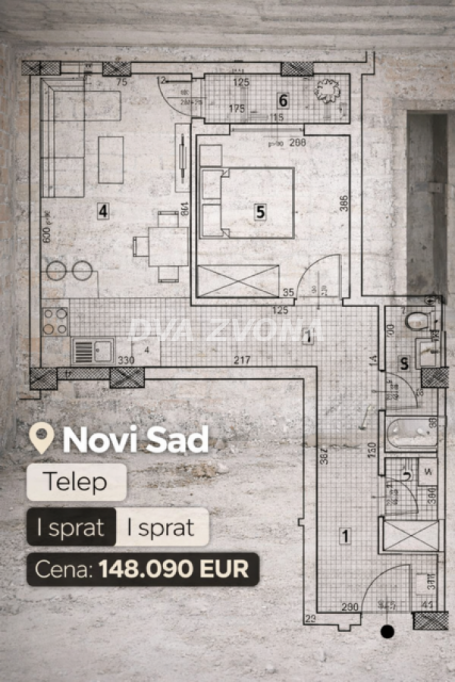 Prodaje se moderan stan na Telepu – idealan za život ili investiciju!