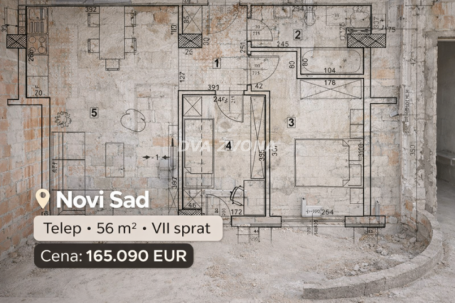 Prodaje se moderan stan na Telepu – idealan za život ili investiciju!
