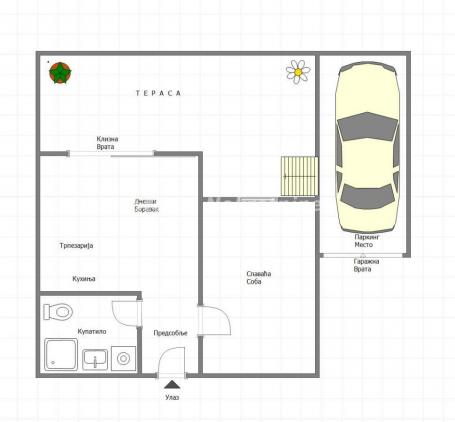 Adice- Useljiv Lep Jednoiposoban stan 30 m2 sa Gratis Zatvorenom Terasom od 50 m2-065/385 8880