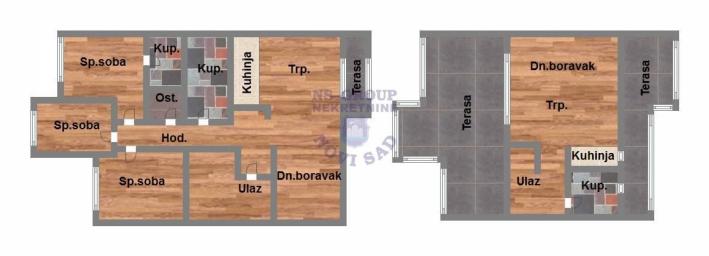 Petosoban stan na Telepu 146m2
