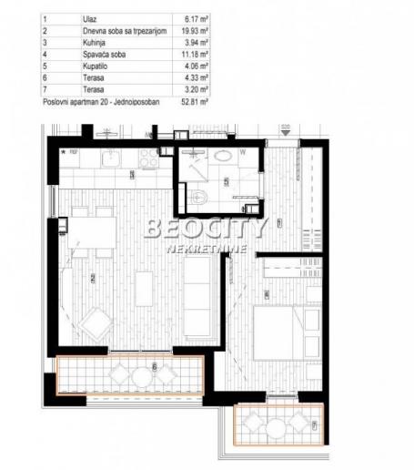 Surčin, Radiofar, Autoput za Zagreb, 1.5, 53m2, 98050EUR
