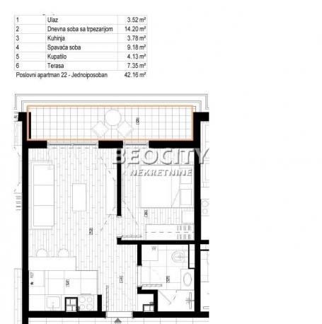 Surčin, Radiofar, Autoput za Zagreb, 1.5, 42m2, 77700EUR