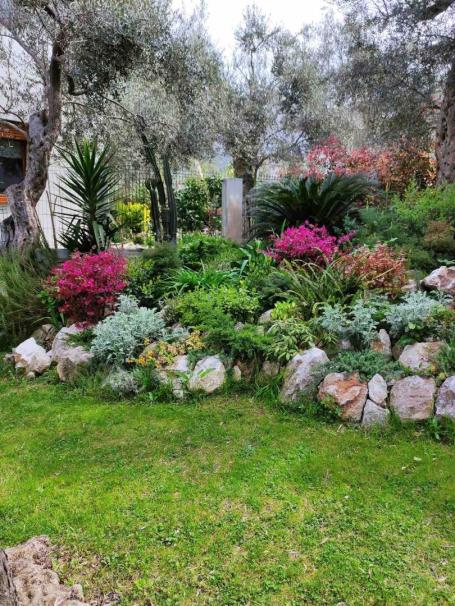 Spacious three-storey mansion with garden and terraces in an olive grove, Bar