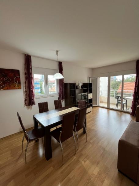 Two bedroom apartment with two balconies in Becici