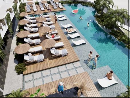 2-bedroom apartment in a gated, modern premium complex with a swimming pool, from the developer in B