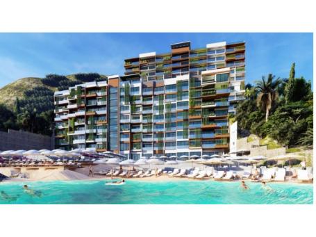 Elite tourist complex on the seashore in Dobra Voda