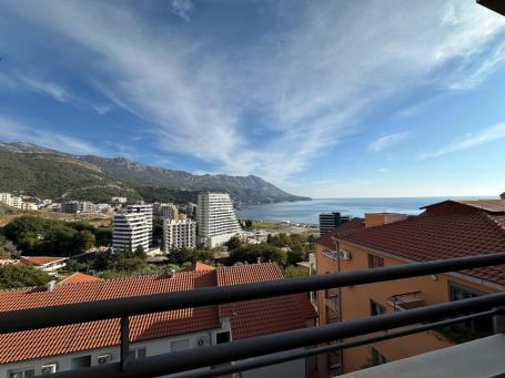 2 bedroom apartment with panoramic sea view in Becici