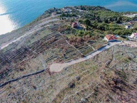 Plot with breathtaking views of the Adriatic in Rezevici