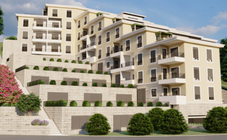 New apartments in Becici in a complex with a swimming pool directly from the developer