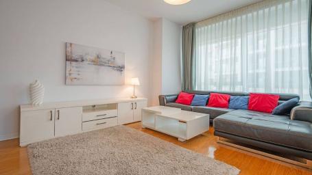 Comfortable apartment in a 5* apart hotel on the 1st line of the sea in the very center of Budva. 
