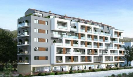 Three-room apartment from the developer in a residential area of Budva