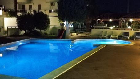 Apartment in Dobra Voda in a gated complex with a swimming pool