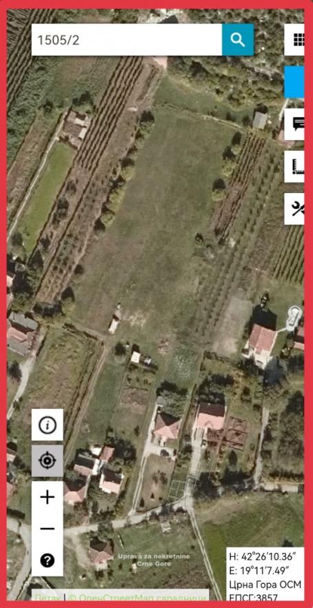 Flat plot in Podgorica