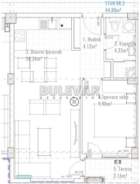 Novogradnja, direktna prodaja, Dubočica, 80m2