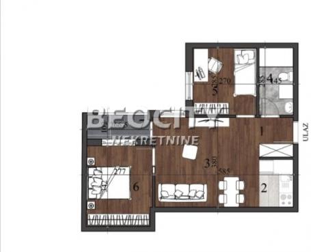 Novi Sad, Nova Detelinara, , 3.0, 46m2, 133400EUR