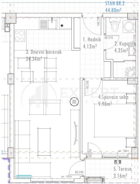 Novogradnja, direktna prodaja, Dubočica, 80m2