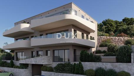 ŠIBENIK, BRODARICA - Trosobni stan u novogradnji s pogledom na Krapanj