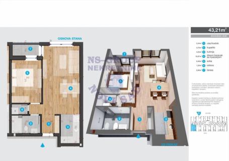 Vrhunski kvalitet - 43m2 - PDV