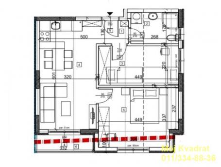 Zvezdara - Učiteljsko naselje, 54m2