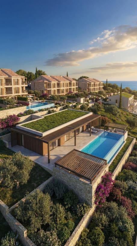 Ekskluzivna vila u izgradnji sa pogledom na more – Reževići, Budva