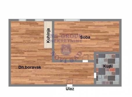 Jednoiposoban 37m2 Sajam