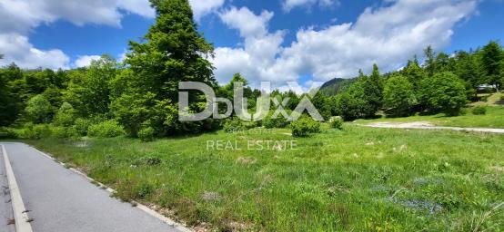 GORSKI KOTAR, FUŽINE - građevinsko zemljište 823 m2 - investicijska prilika!