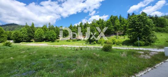 GORSKI KOTAR, FUŽINE - građevinsko zemljište 1107 m2 - investicijska prilika!