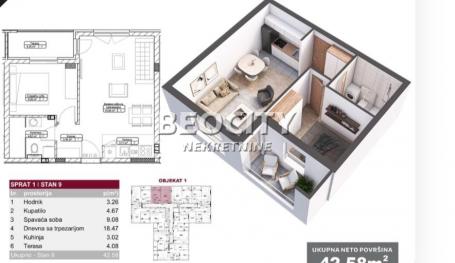 Novi Sad, Liman 4, , 2.0, 43m2, 121836EUR
