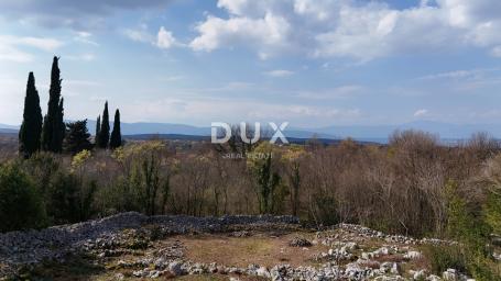 OTOK KRK, MALINSKA - EKSKLUZIVNO!! Građevinsko zemljište 641 m2 s pogledom na more