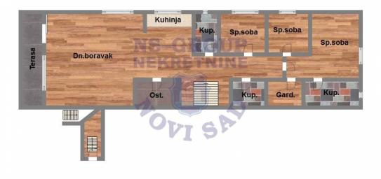 Prodajem četvorosoban stan na Bul. Evrope 117m2 + 100 terase. 0691899433