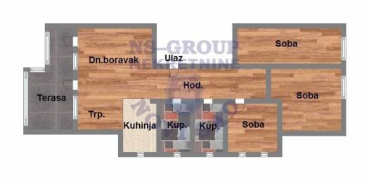 Cetvorosoban stan odlicnog kvaliteta 106m2