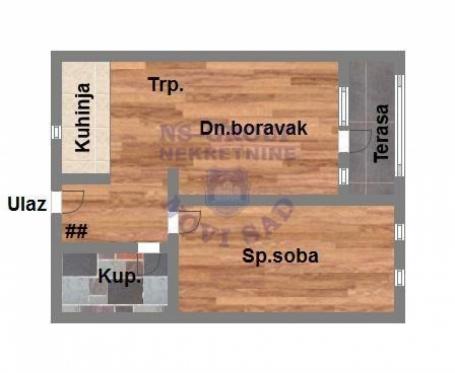 Dvosoban stan na Adicama u izgradnjii 45m2