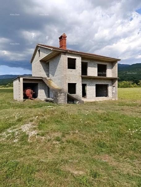Kuća Prodaje se kuća u fazi izgradnje, blizu Lupoglava