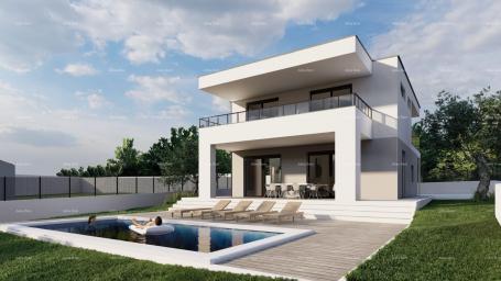 House GALIŽANA - Modern house for sale with pool and sea view