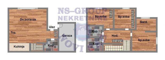 Troiposoban stan na Klisi, 100m2