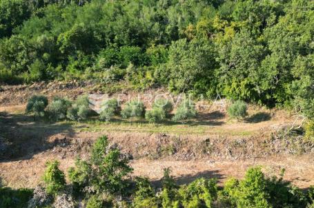 Istra, Motovun, građevinsko zemljište s pogledom na povijesne gradove