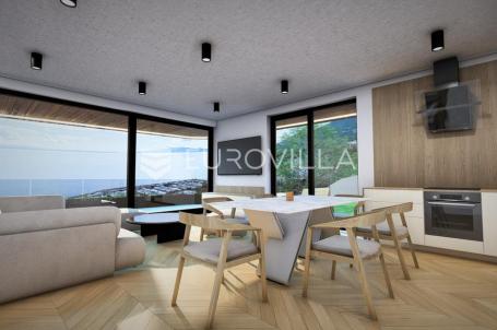 Opatija, Ičići, luksuzan stan u ekskluzivnoj novogradnji, panoramski pogled na more