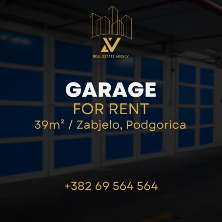 Izdaje se garaža – Zabjelo, Podgorica