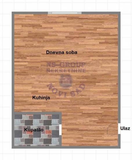 Garsonjera na Adicama, 23m2