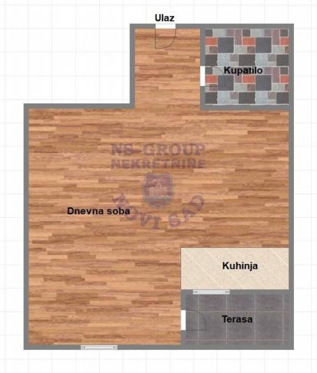 Garsonjera na Miseluku,33m2