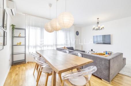 Zagreb, Črnomerec prekrasan luksuzan trosobni stan 75 m² sa parkirnim mjestom