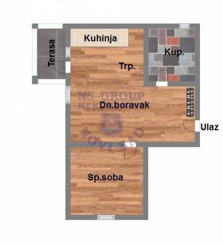 Dvosoban - Veternička rampa - 40m2