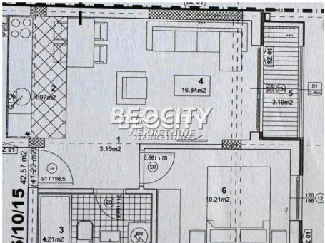 Novi Sad, Telep, Heroja Pinkija, 1.5, 42m2, 115500EUR
