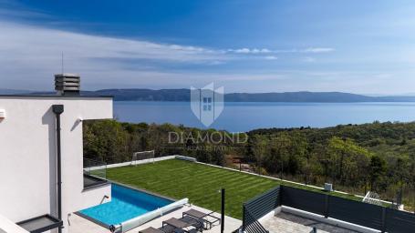 Ekskluzivno, Labin Rabac moderna Villa sa pogledom na more
