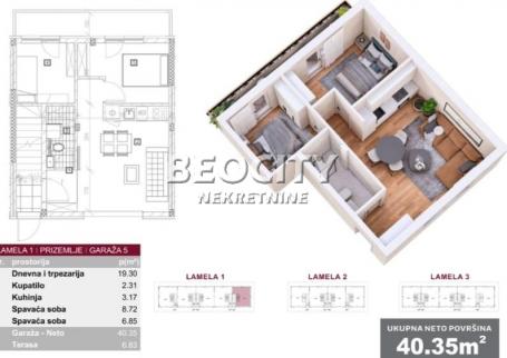 Novi Sad, Veternik, , 3.0, 40m2, 80000EUR