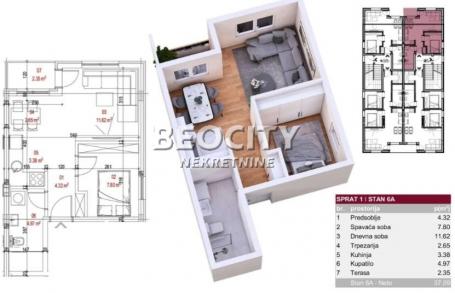 Novi Sad, Petrovaradin, , 2.0, 37m2, 66600EUR