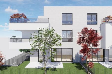 Zagreb, Jarun, NOVOGRADNJA, četverosoban stan s vrtom 131,11 m²