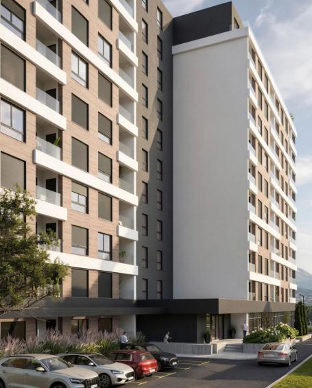 Prodaja jednosobnog stana 47m2 u novom kompleksu u izgradnji blizu mora – Ilino, Bar