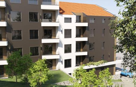 Jednosoban stan 46.83m2 u Novom Stambenom Kompleksu u izgradnji, Budva – Babin Do